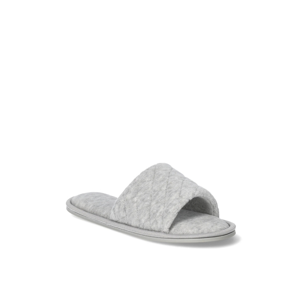Joyspun Women's Quilted Single Band Slide Slippers